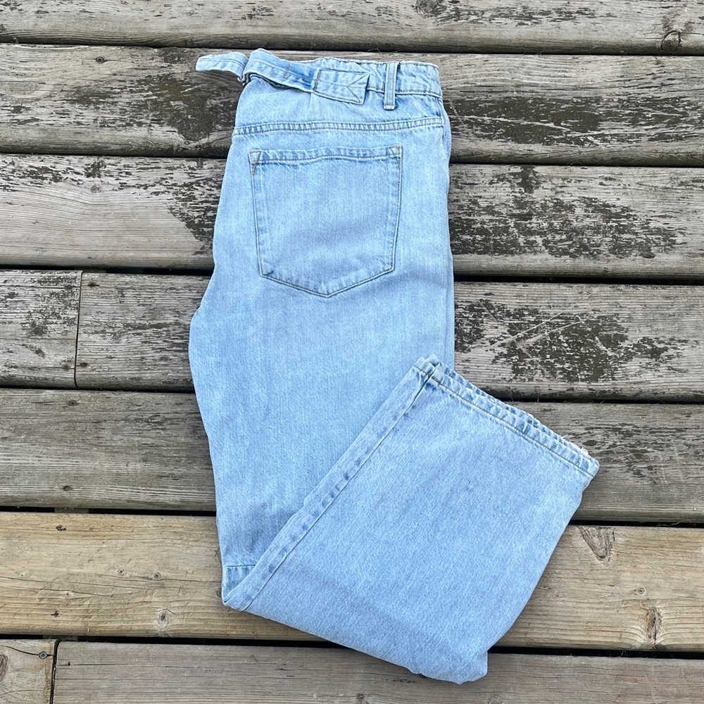 Zara Baggy Straight Leg Jeans
